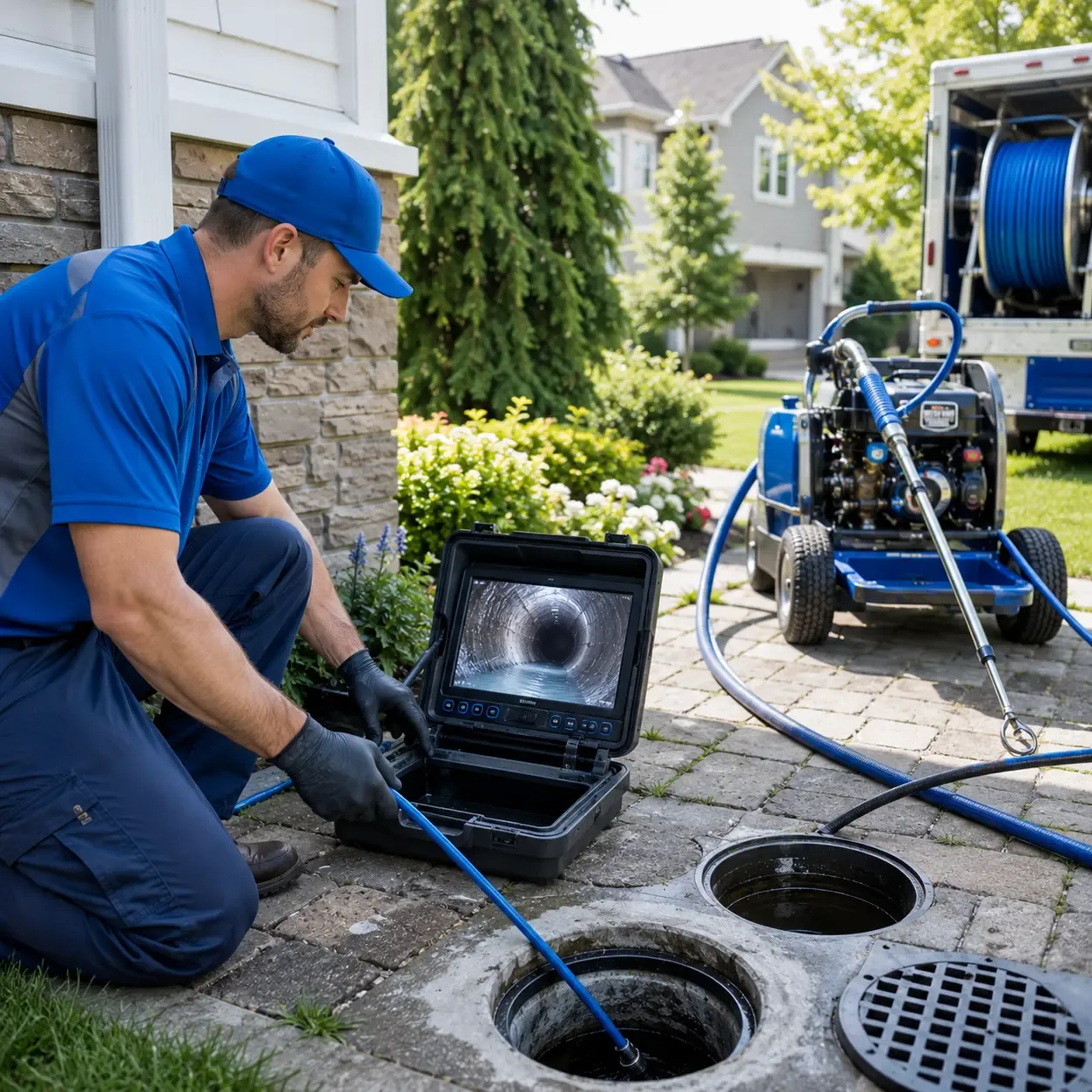 Outdoor drain cleaning professionals serving Moscow, TX